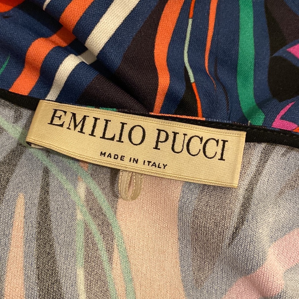 Emilio Pucci Multicolor Abstract Blouse. Size 36 - Picture 4 of 10